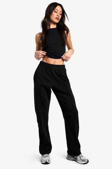 Tall Piping Detail Slouchy Jogger black