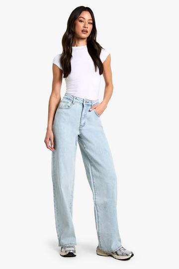 Tall Wide Leg Jeans bleached blue