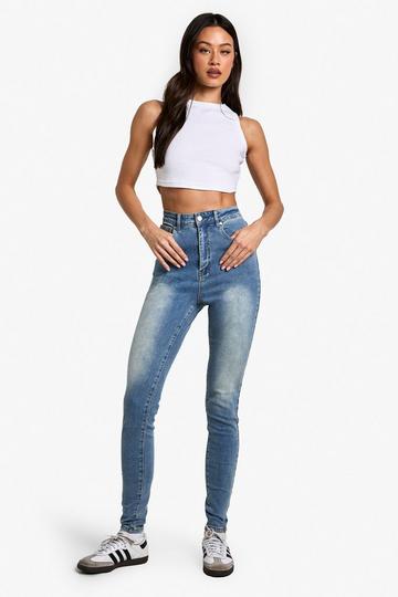 The Tall High Waist Skinny Jean vintage wash