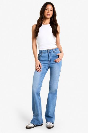 The Tall Low Waist Bootcut Jean light wash