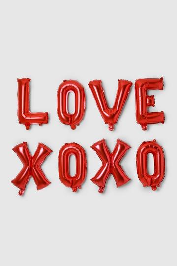 Kisses Foil Balloons red