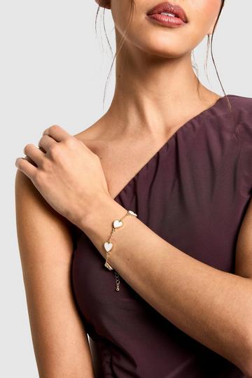 Parel Hartjes Armband pearl