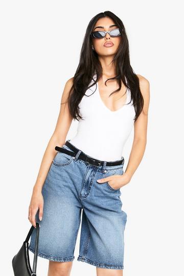 Denim Jort mid wash