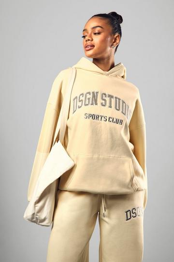 Dsgn Studio Sports Club Oversized Hoodie lemon