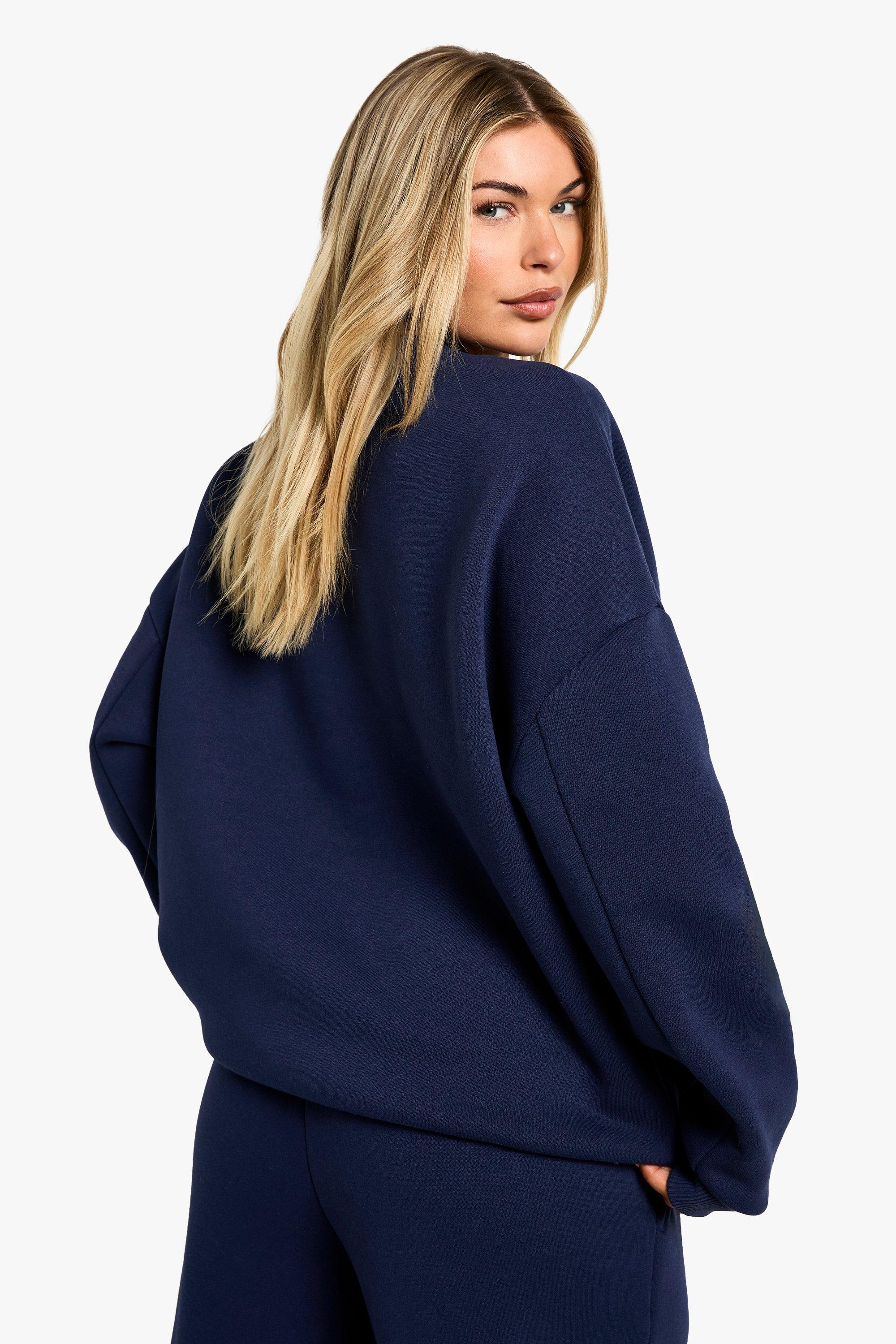 Casual Figure Embroidered Sequins O Neck Sweats Casual Figure Embroidered Sequins O Neck Sweats