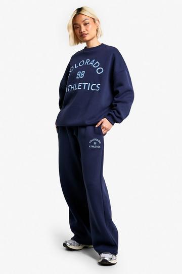 Colorado Athletics Embroidered Straight Leg Jogger navy