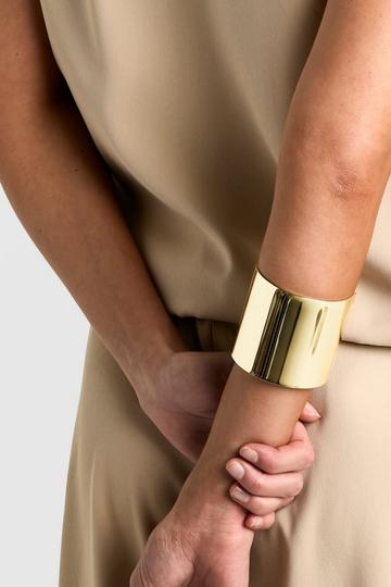 Gold Cuffed Bangle gold