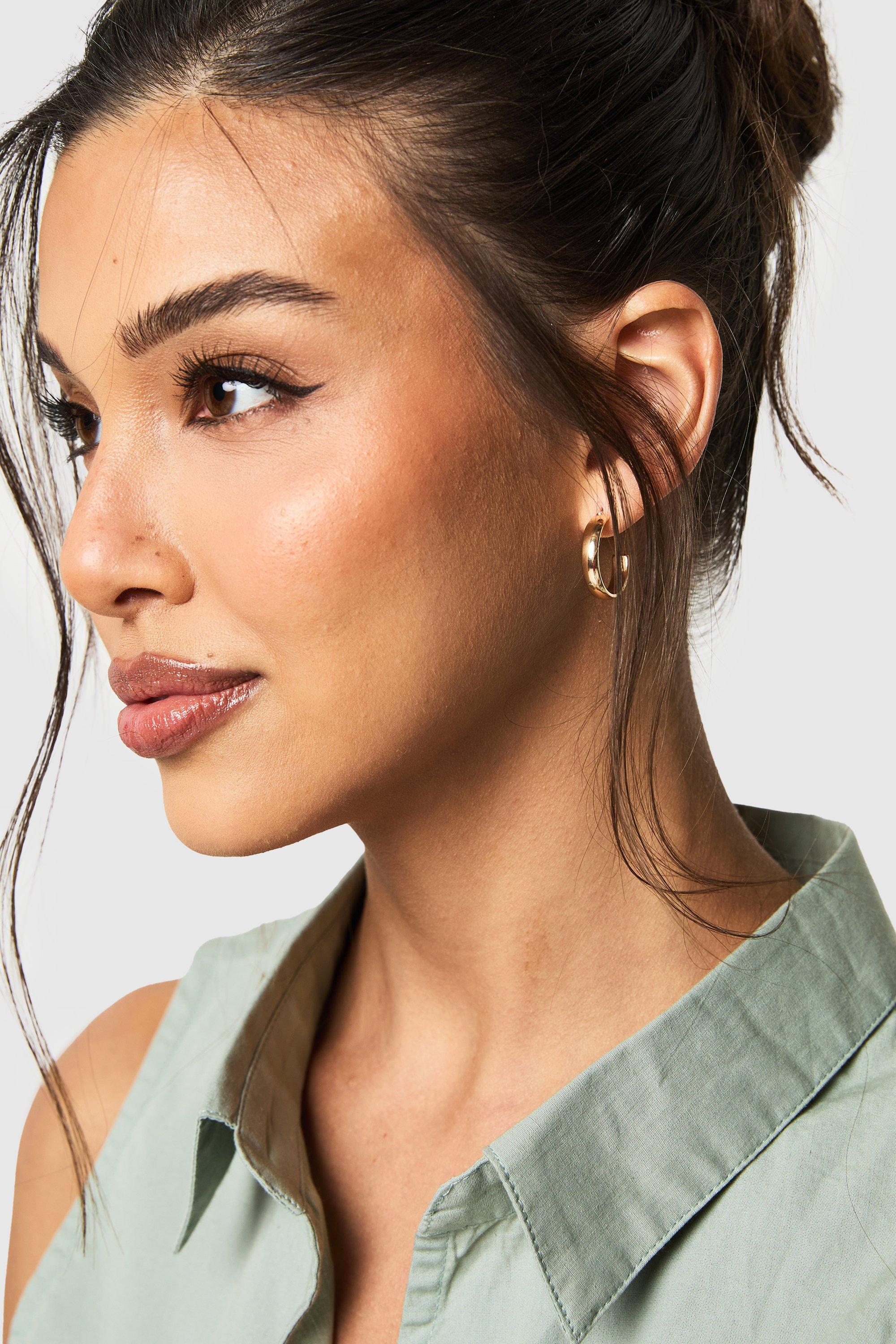 Lot de 2 paires de boucles d'oreilles en perle