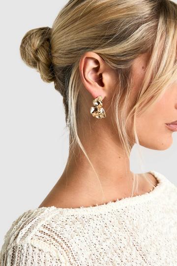 Bloemen Oorknopjes gold