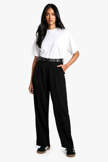 Tailored Barrel Leg Trouser black