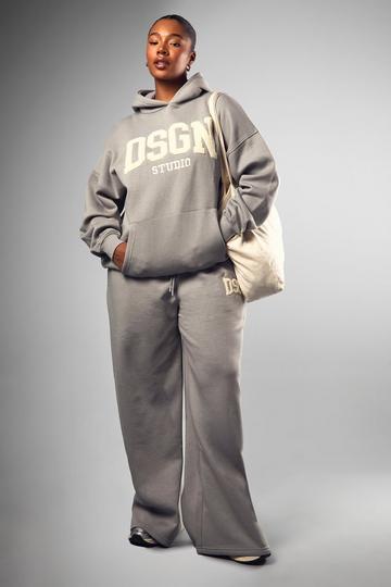 Sage Green Plus DSGN Studio Applique Jogger