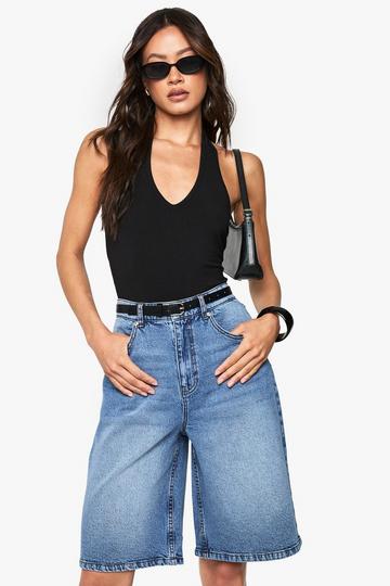 Tall Denim Jort mid wash