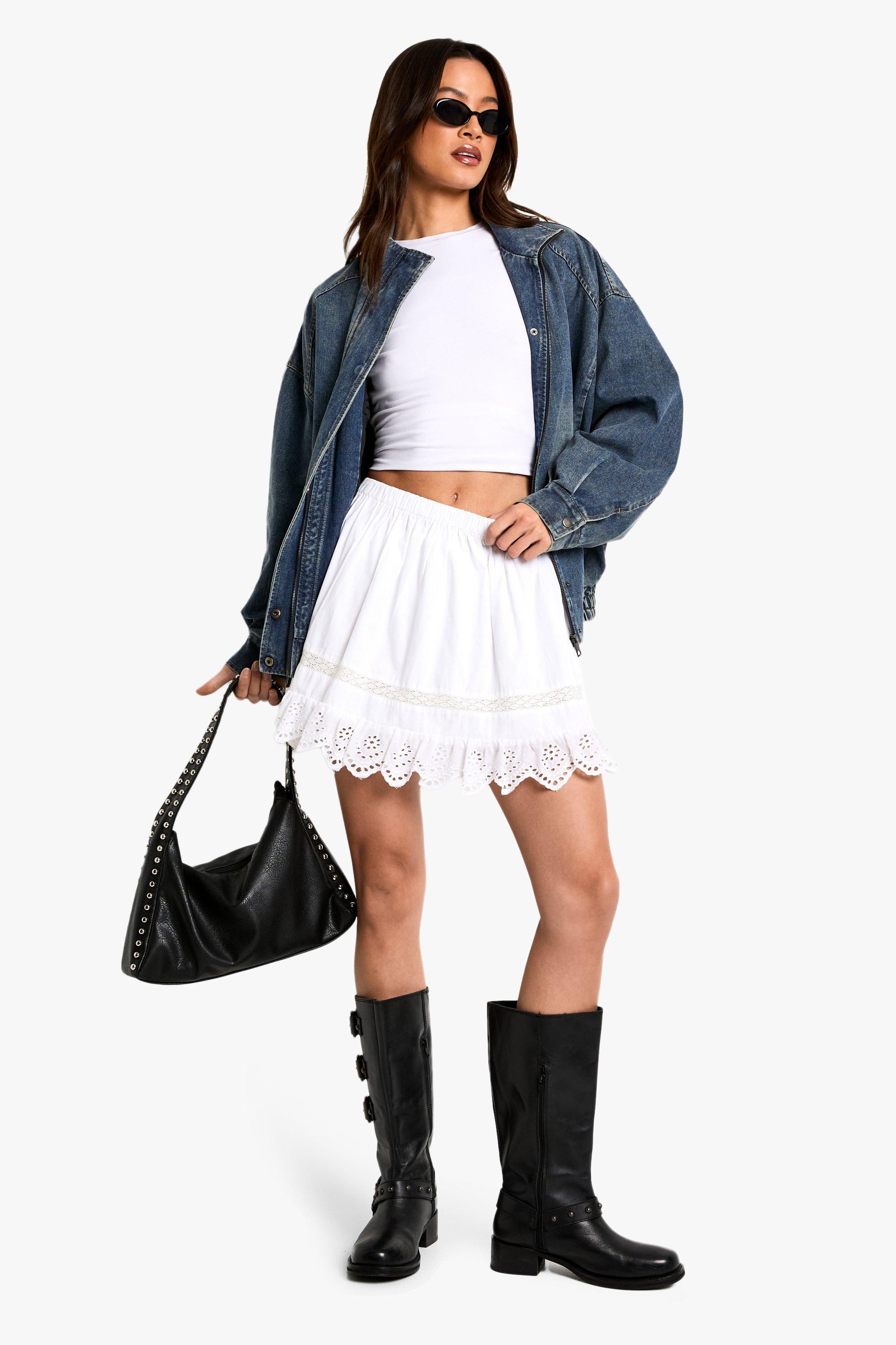 【HI FI FNK】(W) Brenda Frill Skirt Hida frill skirt black