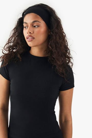 DSGN Studio Supersoft Peached Sculpt Top black