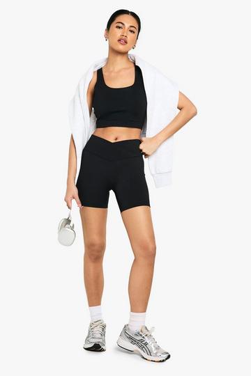 DSGN Studio Super Soft Peached Sculpt Wrap Waist Cycling Short black