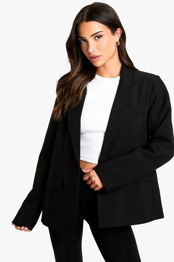 Petite Essential Relaxed Blazer black