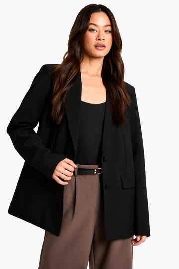 Tall Essential Relaxed Blazer black