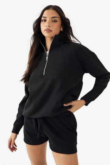 DSGN Studio Embroidered Runner Sweat Short black