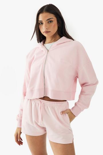DSGN Studio Embroidered Runner Sweat Short light pink