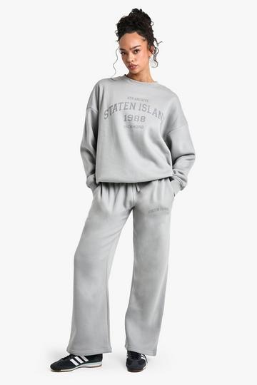 Staten Island Straight Leg Jogger grey