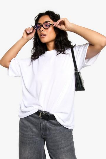 Boohoo basics super oversized t-shirt white