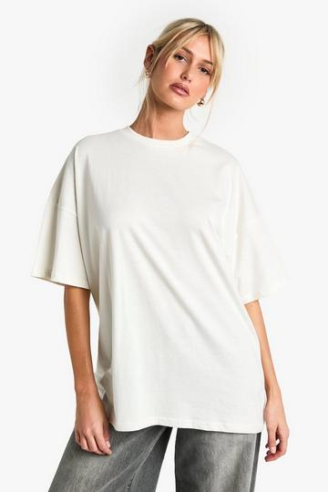 Boohoo basics super oversized t-shirt cream