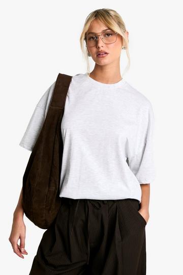 Boohoo basics super oversized t-shirt grey marl