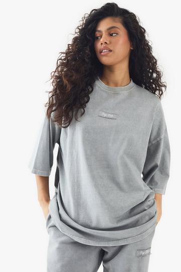 DSGN Label Oversized Tee sage