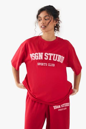 DSGN Oversized Tee red