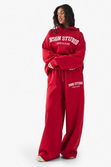 DSGN Straight Leg Jogger red