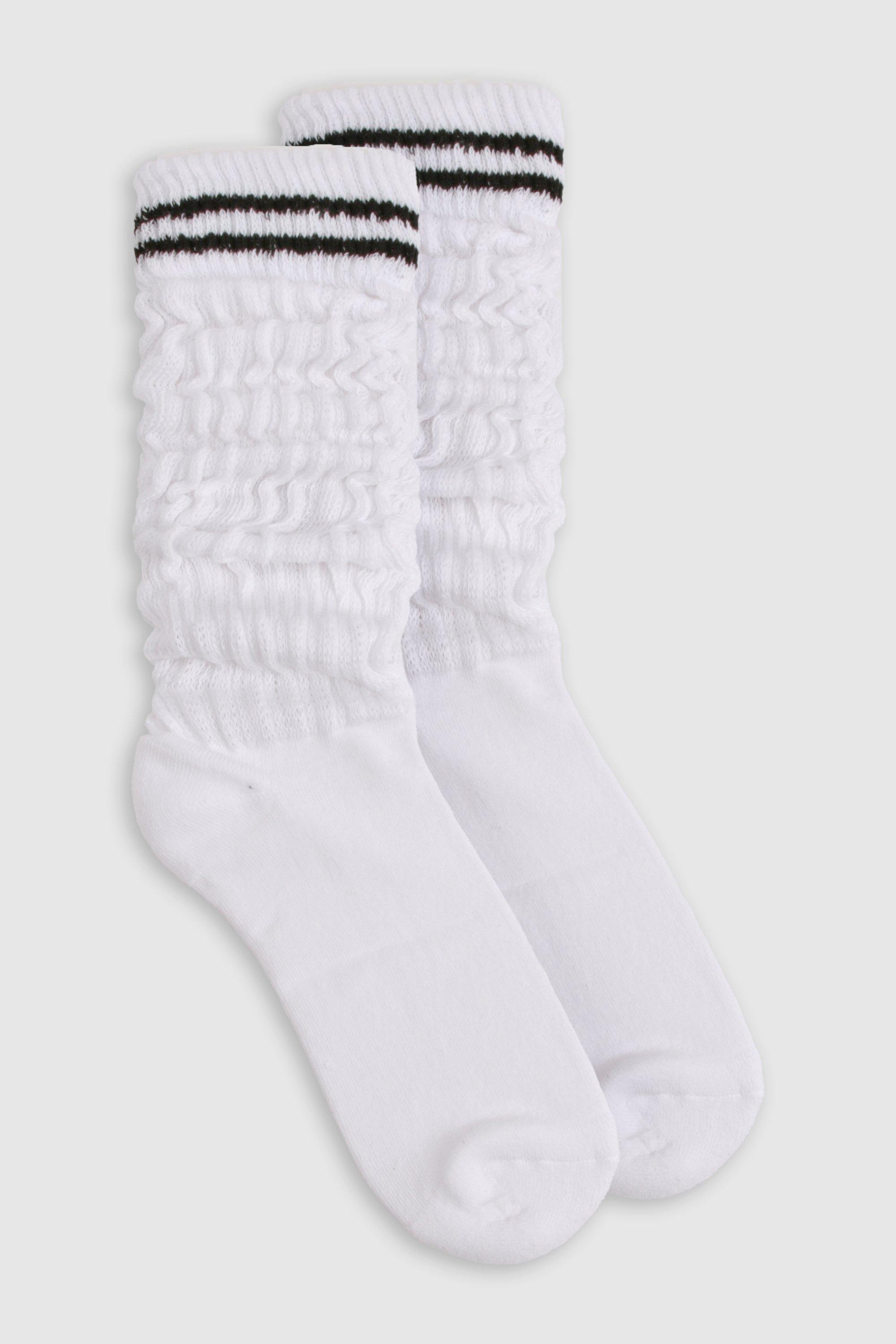 Stripe Detail Slouchy Socks