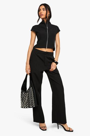 Tailored Straight Leg Trouser black