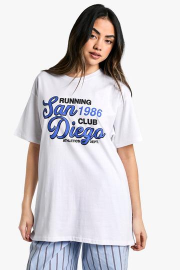 White San Diego Oversized T-shirt