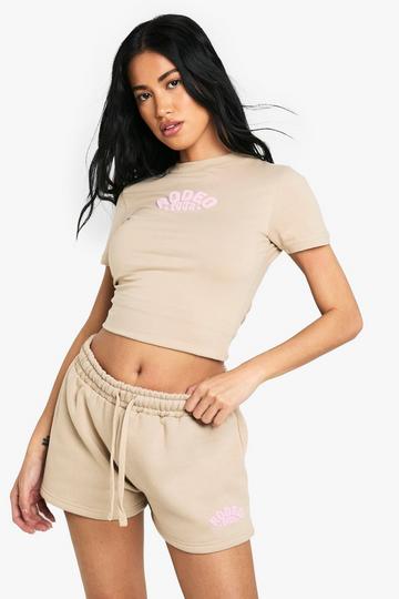 Rodeo Tour Sweatshirt med tryck stone
