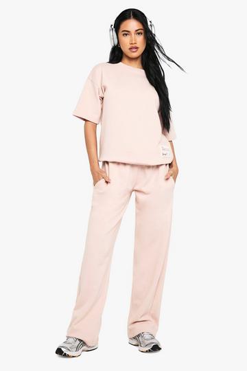 Straight Leg Pink Jogger pink