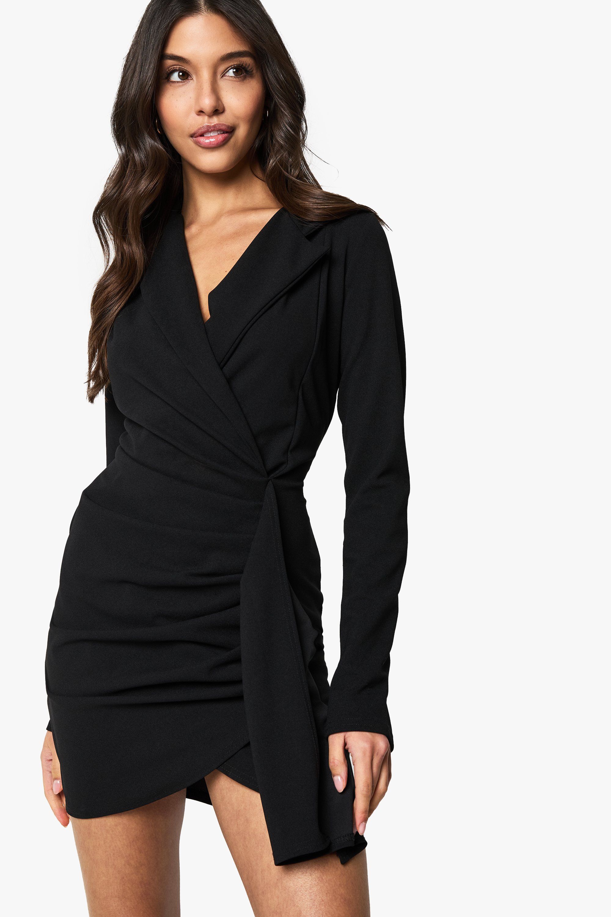 vestido americana negro