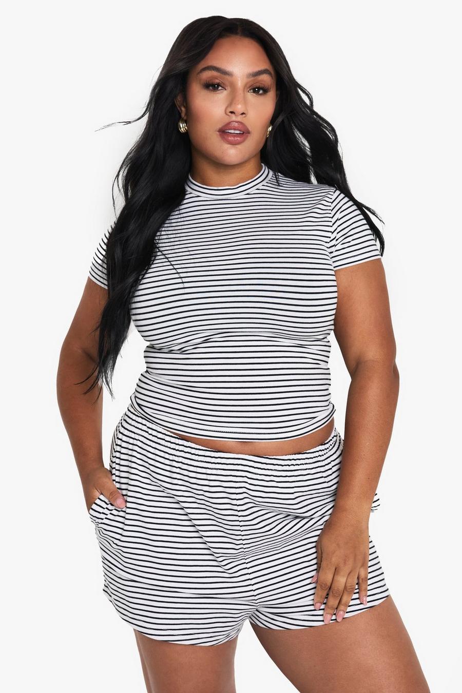 Striped Cap Sleeve Top Striped Cap Sleeve Top