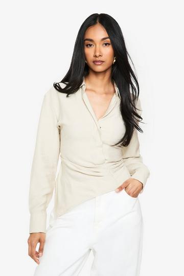 Blouse cache-cœur stone