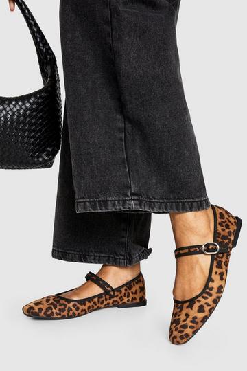 Luipaardprint Ballerina Schoenen leopard