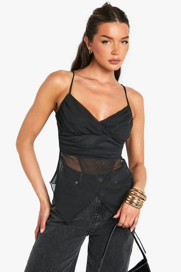 Mesh Wikkel Hemdje black