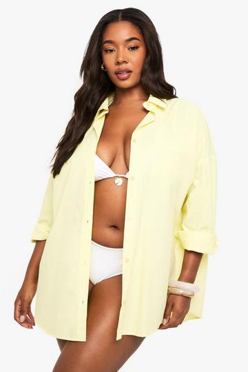 Plus Oversized Shirt butter