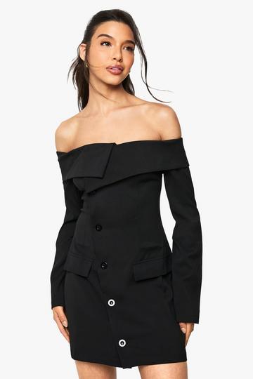 Bardot Blazer Dress black