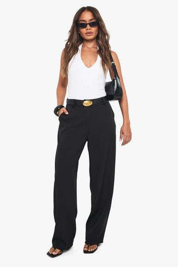 Barrel Leg Broek black