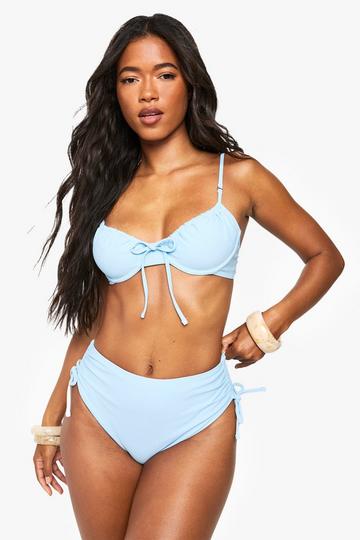 Swimwear Essentials Tummy Control High Waist Brief powder blue