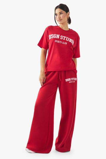 Tall DSGN Straight Leg Jogger red