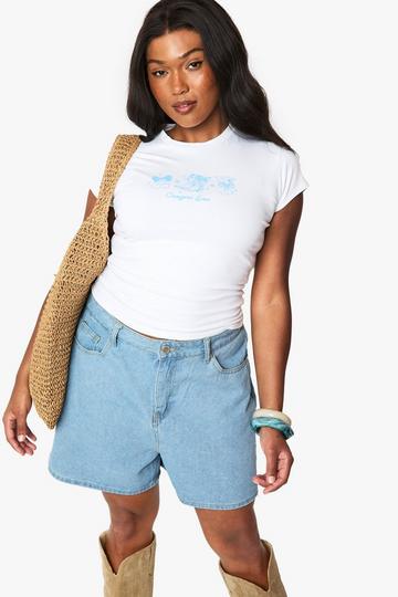 PLUS Cowgirl ERA Baby T-shirt white