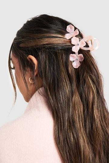 Flower Hair Clip pink