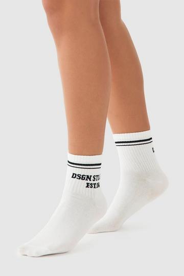 DSGN Studio Sports Stripe Socks white