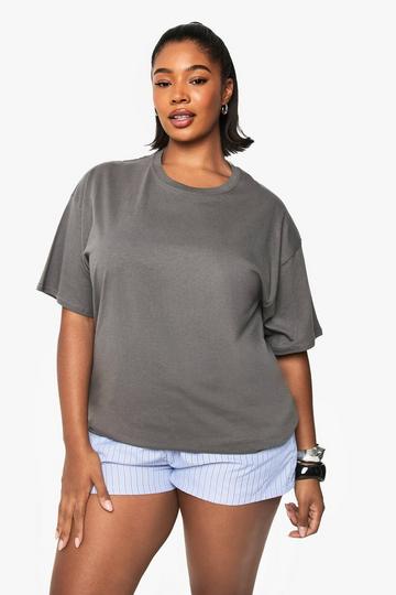 PLUS CELESTIAL OVERSIZED T-SHIRT charcoal