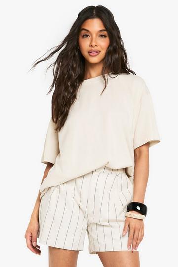 Basic Oversized T-Shirt stone
